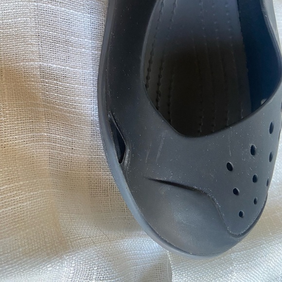 Crocs Women’s Swiftwater Wave Mary Jane Water Sandals Flats Sz 8 Black Comfort - Picture 5 of 10